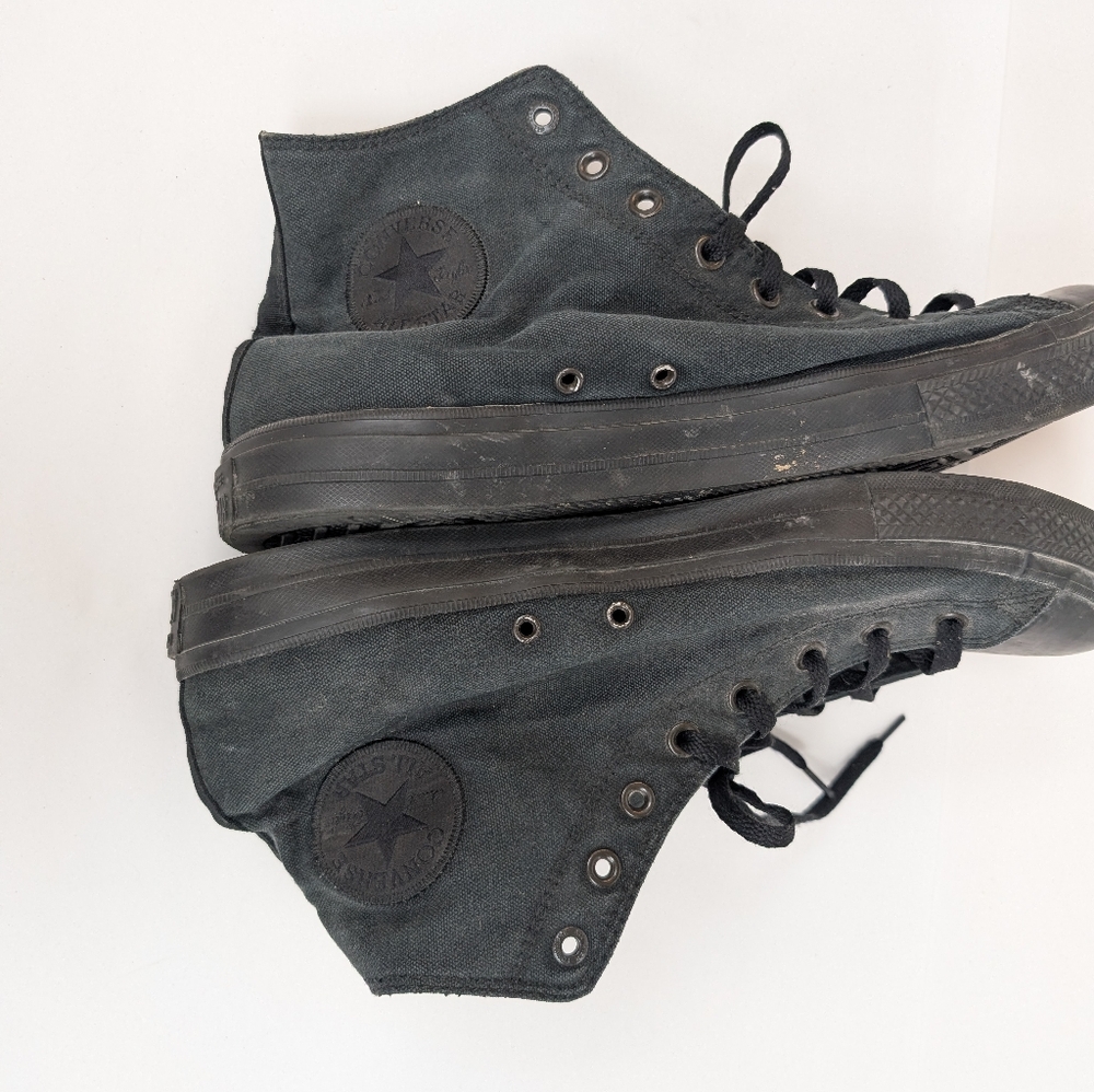 Converse Chuck Taylor II Black High Rise Sneakers Mens 14 - Picture 4 of 9
